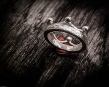 Carica l'immagine nel visualizzatore di Gallery, Anello corona argento 925 silver sterling crown ring collection " Era "