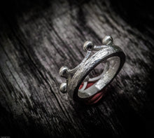 Carica l'immagine nel visualizzatore di Gallery, Anello corona argento 925 silver sterling crown ring collection " Era "