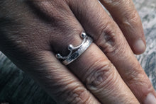 Carica l'immagine nel visualizzatore di Gallery, Anello corona argento 925 silver sterling crown ring collection " Era "