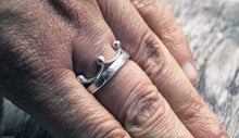 Carica l'immagine nel visualizzatore di Gallery, Anello corona argento 925 silver sterling crown ring collection " Era "
