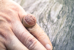 Anello cervello in ottone ossidato brass brain and oxidized ring collection "empaty"