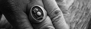 Anello gufo argento 925 versione media , silver sterling owl oxidized ring collection " Cheva "