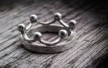 Carica l&#39;immagine nel visualizzatore di Gallery, Anello corona argento 925 silver sterling crown ring collection &quot; Era &quot;
